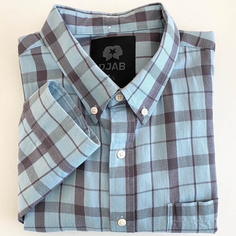 👔 Simons Blue Plaid Casual Shirt